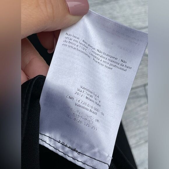 RED VALENTINO Tie Neck Mini Dress size 42 /10 - Picture 10 of 10